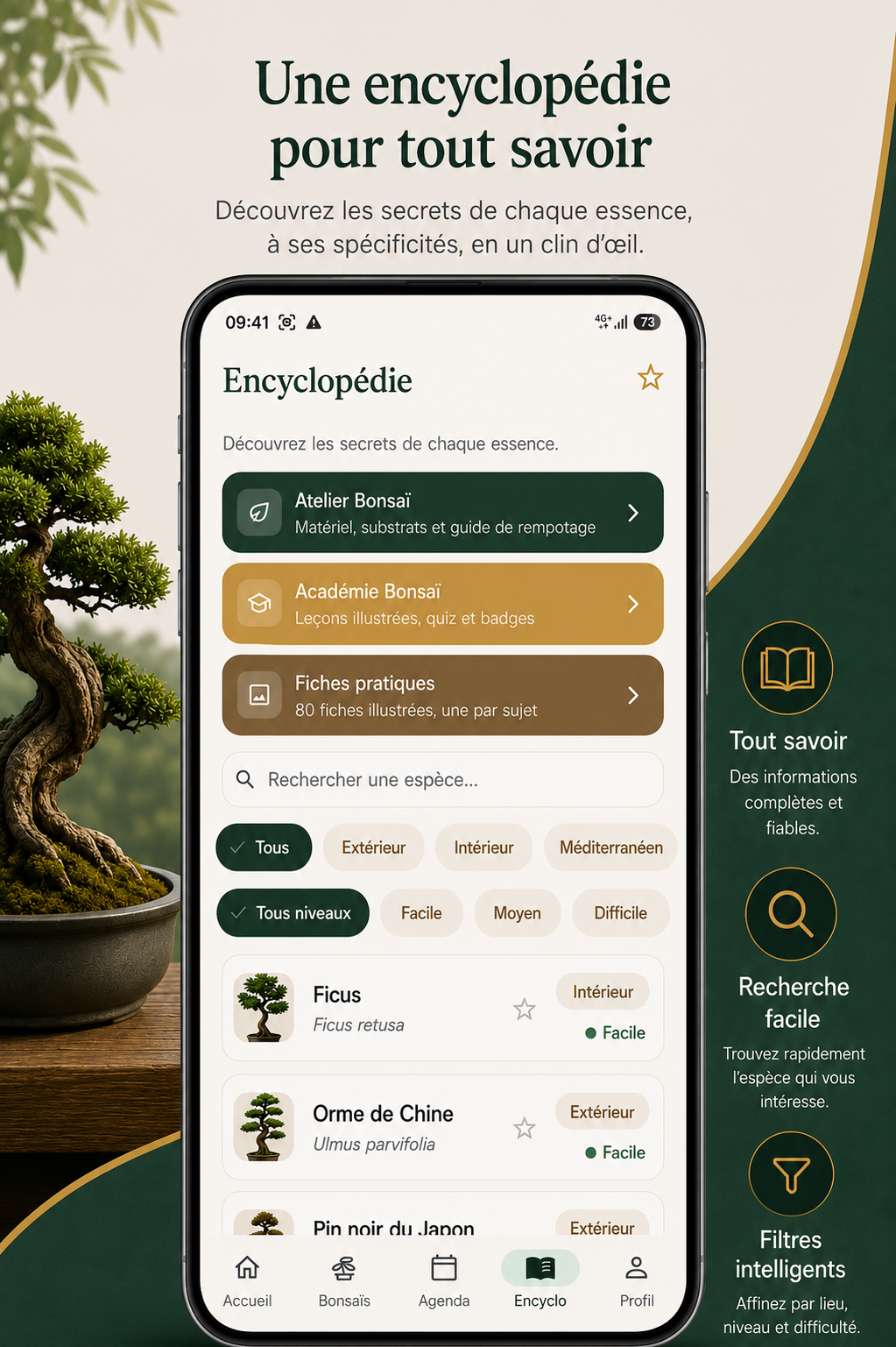 Encyclopédie Bonsaï Life